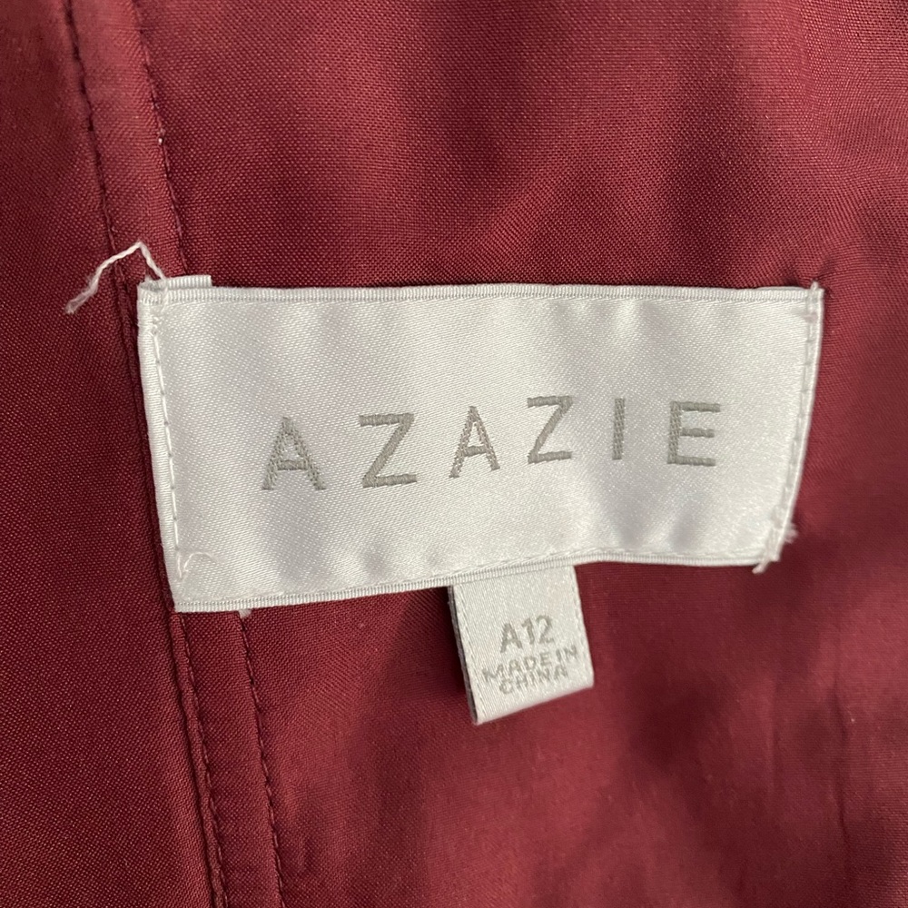 Azazie Razia Dress | Cabernet - Picture 5 of 7